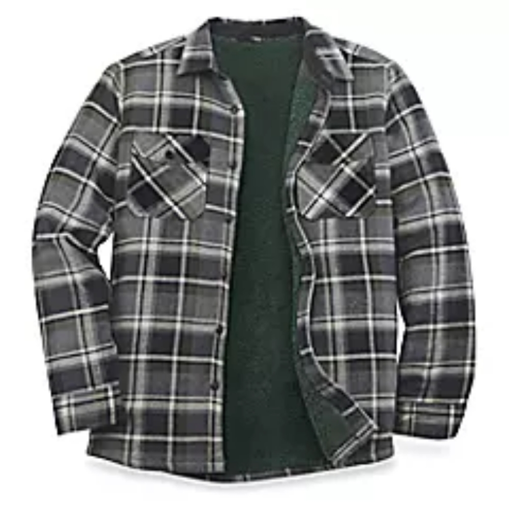 COLEMAN Flannel Sherpa Shirt Jacket NWT